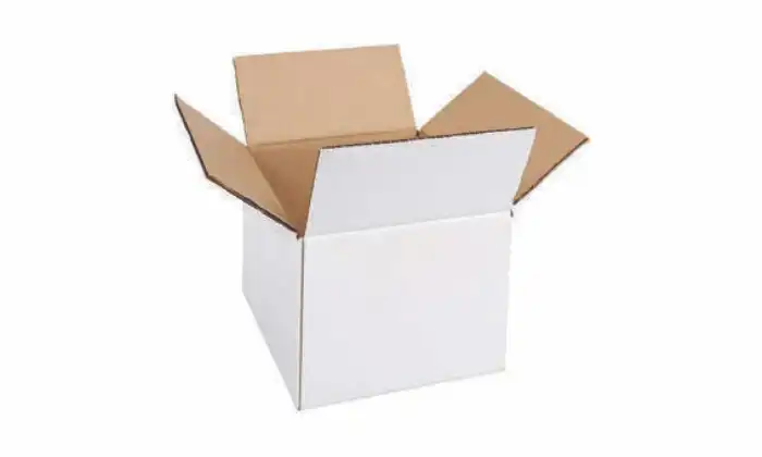 White Corrugated Box